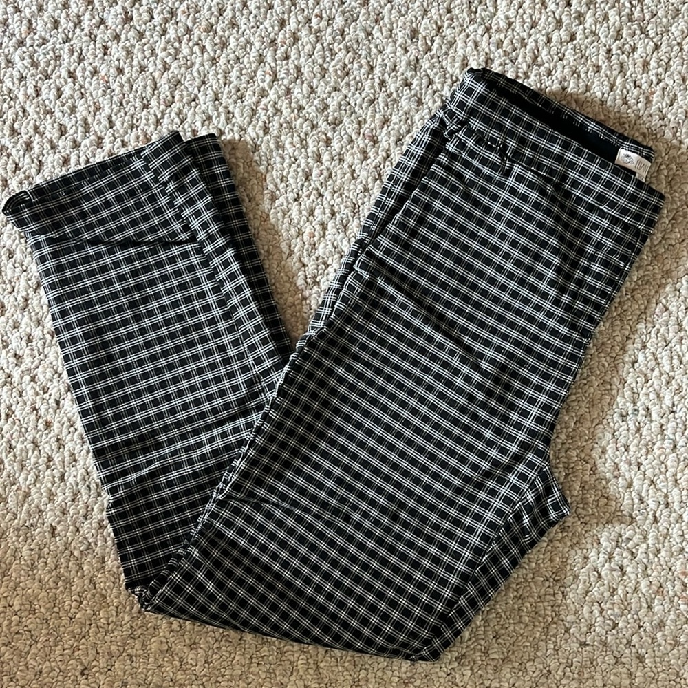 checker box dress pants